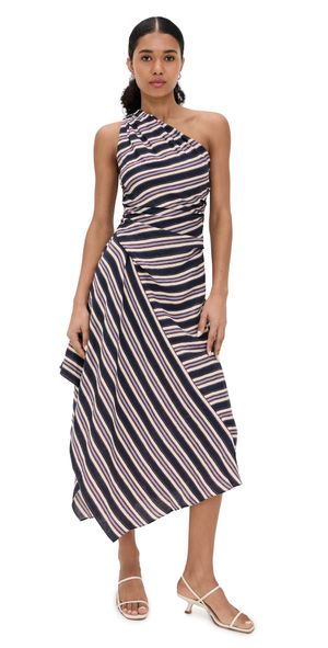 A. L.C. Lyn Dress Navy Stripe 6