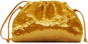 Bottega Veneta Gold Sequinned Pouch