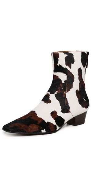 Madewell Laurel Booties Dark Carob Multi 5