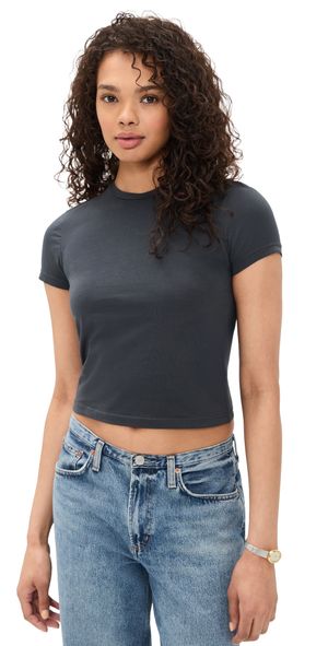 SLVRLAKE Fitted Tee Washed Black M