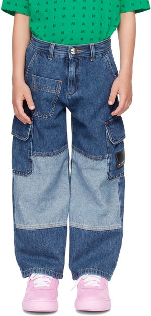 Marni Enfant | Jean bleu à panneaux