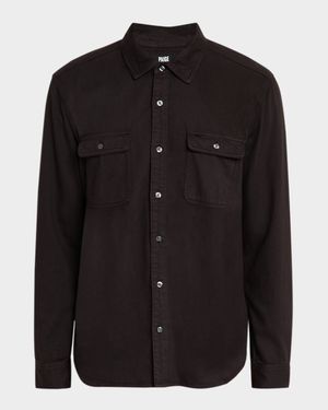 Martin Cotton-Blend Twill Shirt