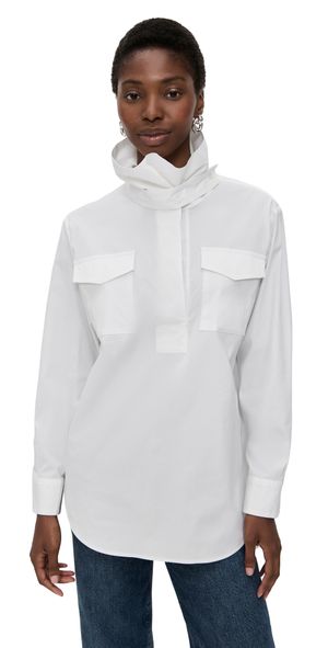 A. L.C. Wells Top White L