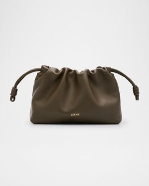 Flamenco Shoulder Bag in Smooth Leather