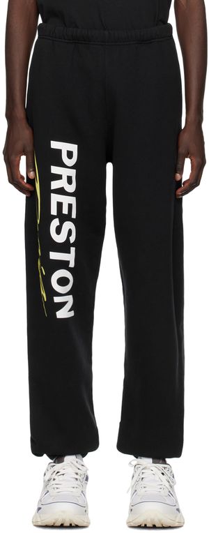 Heron Preston Black 'Racing' Sweatpants