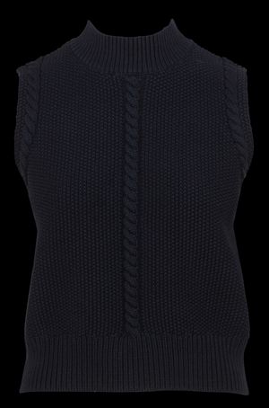 Maison 123 - Pull sans manches en coton mélangé - Taille XL - Violet