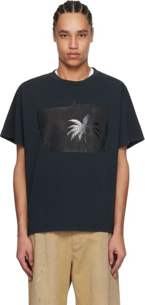 MM6 Maison Margiela Black Graphic T-shirt