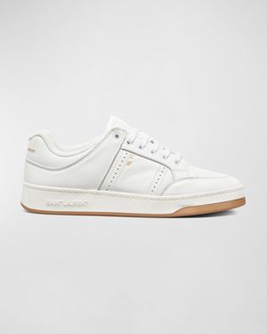 Men's SL61 Perforated Leather Low-Top Sneakers