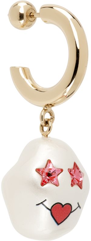 Safsafu Gold Star Cotton Candy Single Earring