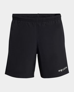 Men's Logo Embroidered Swim Shorts