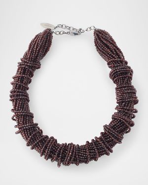 Glass Beaded Collar Necklace