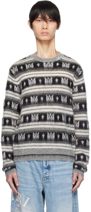 AMIRI Black & White Skater Sweater