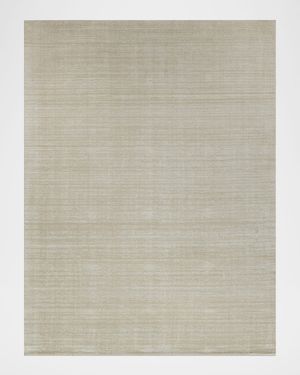 Martelli Modern Hand-Loomed Light Beige Rug, 10' x 14'