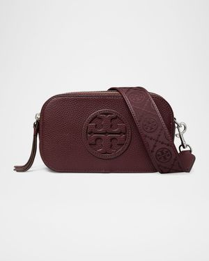 Miller Mini Zip Leather Crossbody Bag