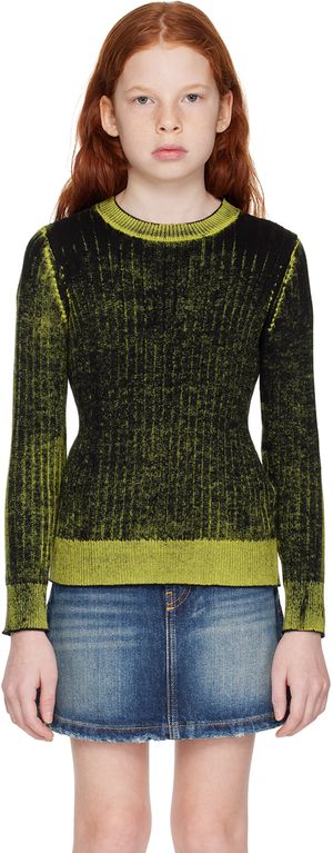 Diesel Kids Black & Green K-Andelero Sweater