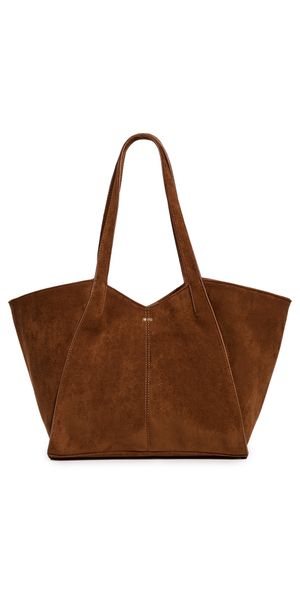 JW PEI Kiana Large Capacity Tote Bag Dark Brown One Size