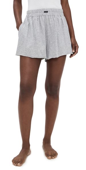 Lunya Organic Pima Shorts STORM GREY HEATHER XS