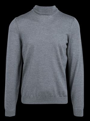 Boss - Col roulé en laine vierge - Taille 3XL - Argent