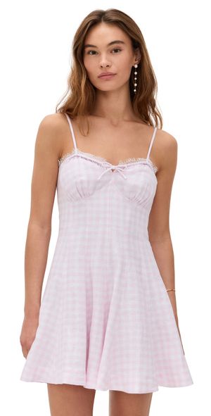 LoveShackFancy Shai Dress Angel Pink 6