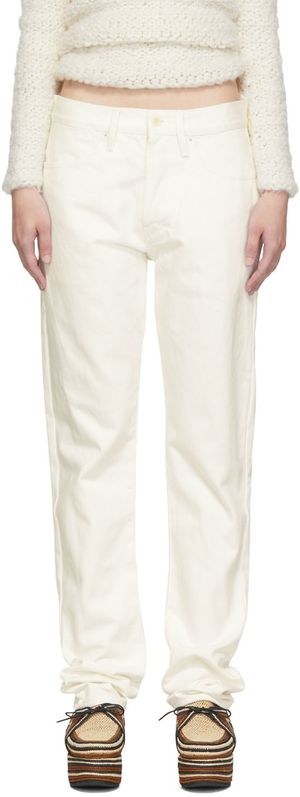 Gabriela Hearst White Anthony Jeans
