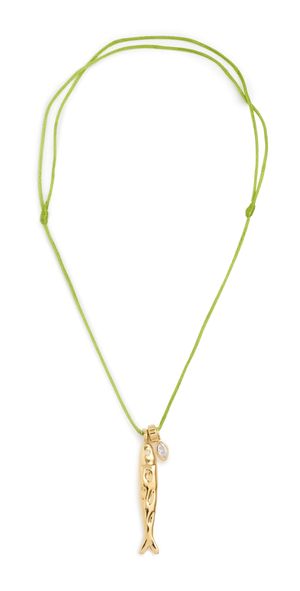 Eliou Isda Necklace Green One Size