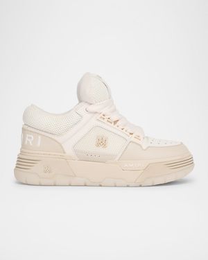 MA-1 Mesh & Leather Chunky Sneakers