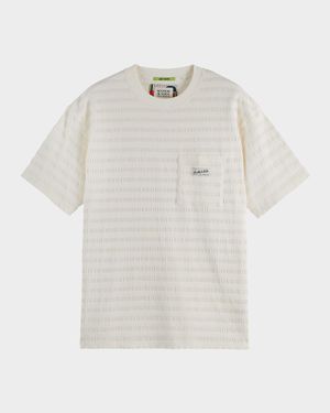 Men's Relaxed-Fit Textured Pocket T-Shirt