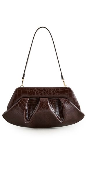 Themoire Emera Croco Bag Ebony One Size