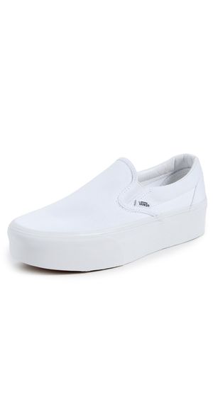 Vans Ua Classic Slip-On Stackform Sneakers Canvas True White M 8/ W 9.5