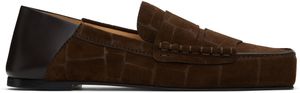 JACQUEMUS Brown La Croisière 'The Carré' Loafers