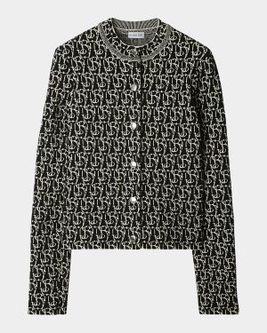 B Shield Wool Cardigan