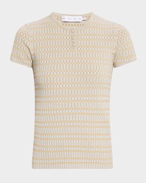 Shelle Sweater in Micro Check