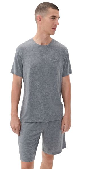 Tommy John Second Skin Sleep Pocket Tee Medium Grey Heather XL