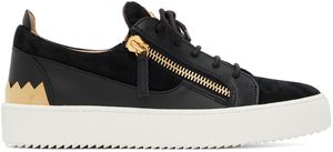 Giuseppe Zanotti Black Frankie Shark Sneakers