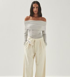 Alohas - Pantalons en coton - Taille L - Beige