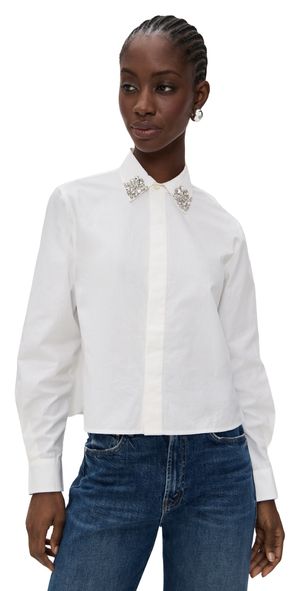 MOTHER The Honor Shirt White S