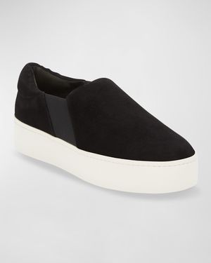 Warren Suede Platform Skate Sneakers