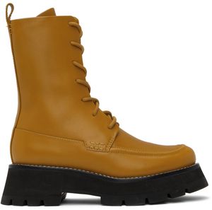3.1 Phillip Lim Yellow Kate Lace-Up Combat Boots