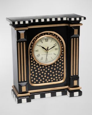 11" Courtly Check Mantle Clock