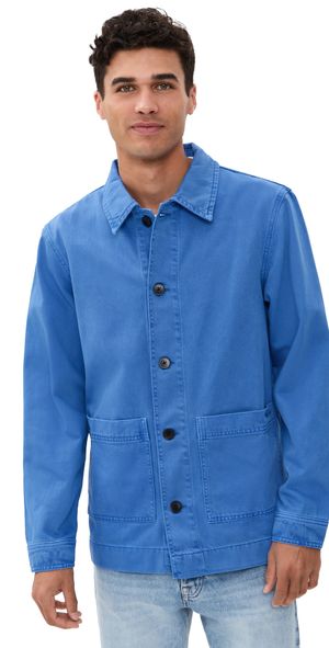 NN07 Ollie Workwear Jacket Blue Quartz S