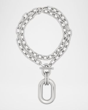 XL Chain-Link Pendant Necklace