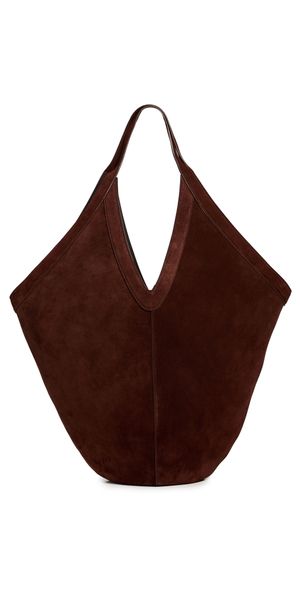 Mansur Gavriel Soft Medium Hobo Bag Chocolate One Size