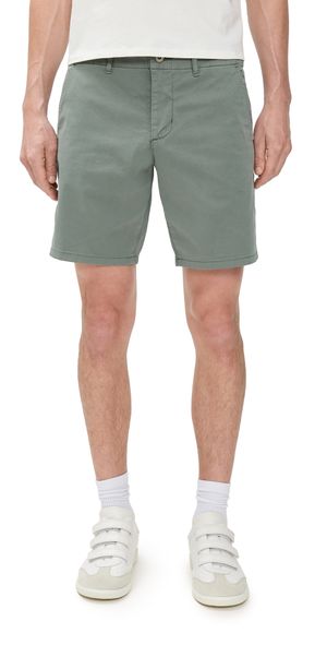 PAIGE Phillips Stretch Sateen Shorts 8.25 Bonsai 33