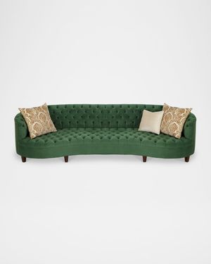 Vaughn Tufted Velvet Sofa 126"