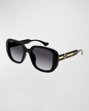 La Piscine Plastic Square Sunglasses