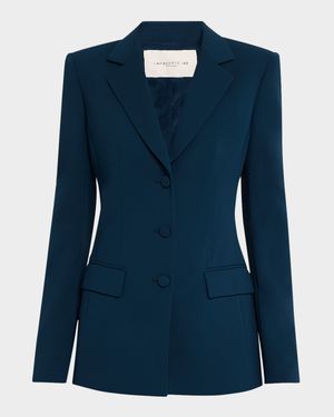 Single-Breasted Tailored Blazer