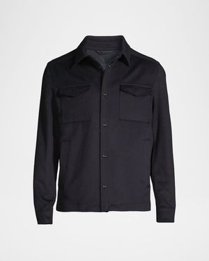 Men's Wool and Cashmere Shirt