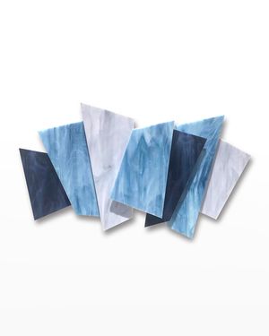 Glass and Metal Wall Sculpture