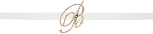 Miss Blumarine Kids White Cintura Belt