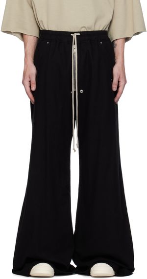 Rick Owens DRKSHDW Black Porterville Geth Belas Trousers